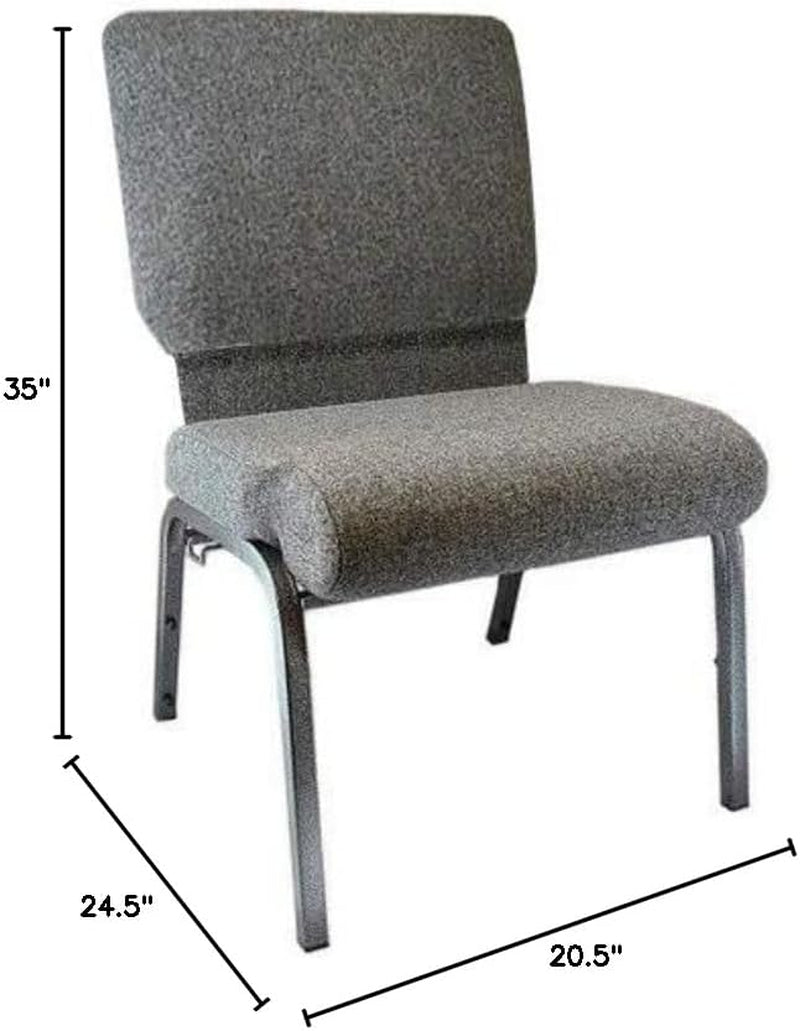 Advantage Charcoal Gray Church Chair 20.5 In. Wide