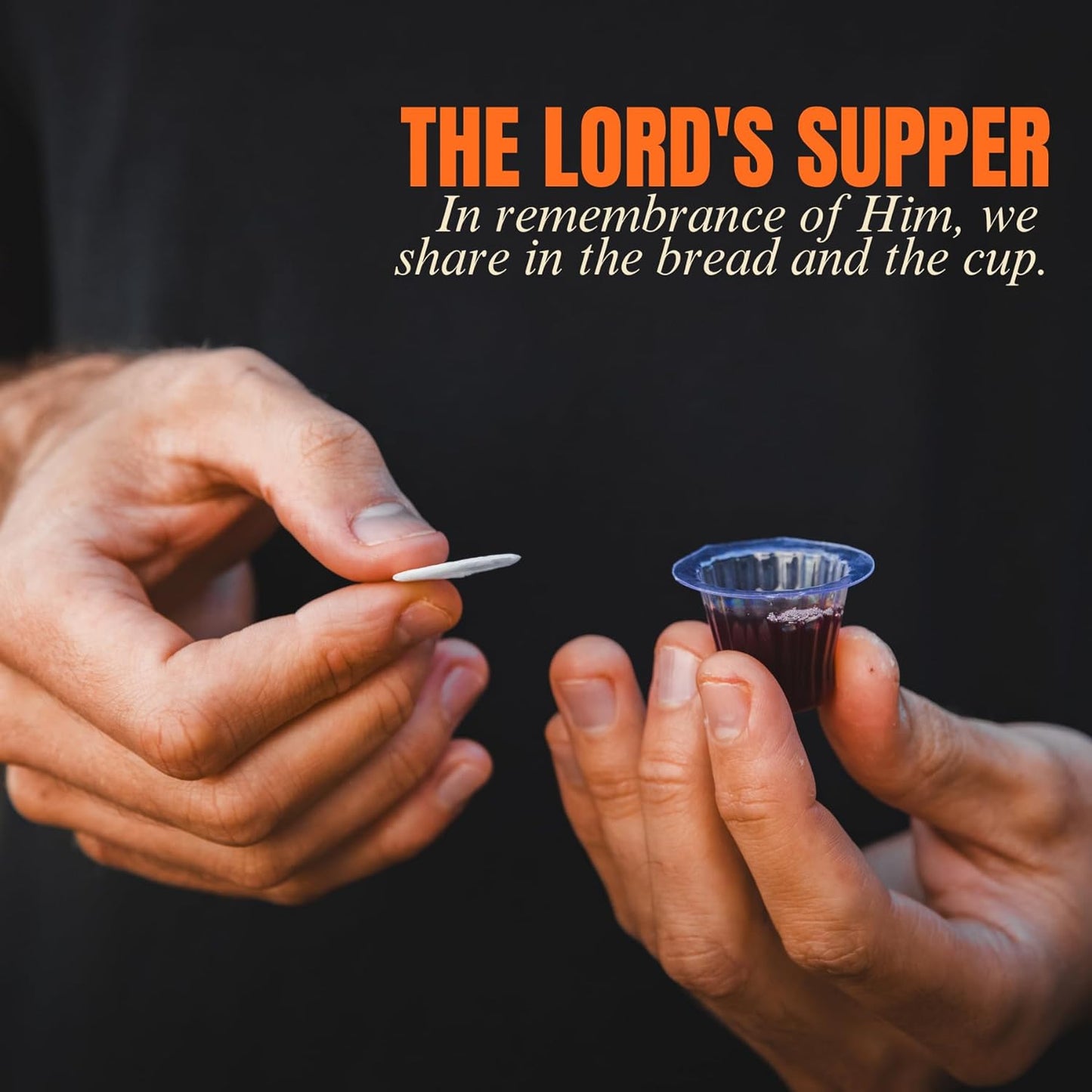 Pre-Filled Communion Cups with Wafer & Juice - Pack of 100