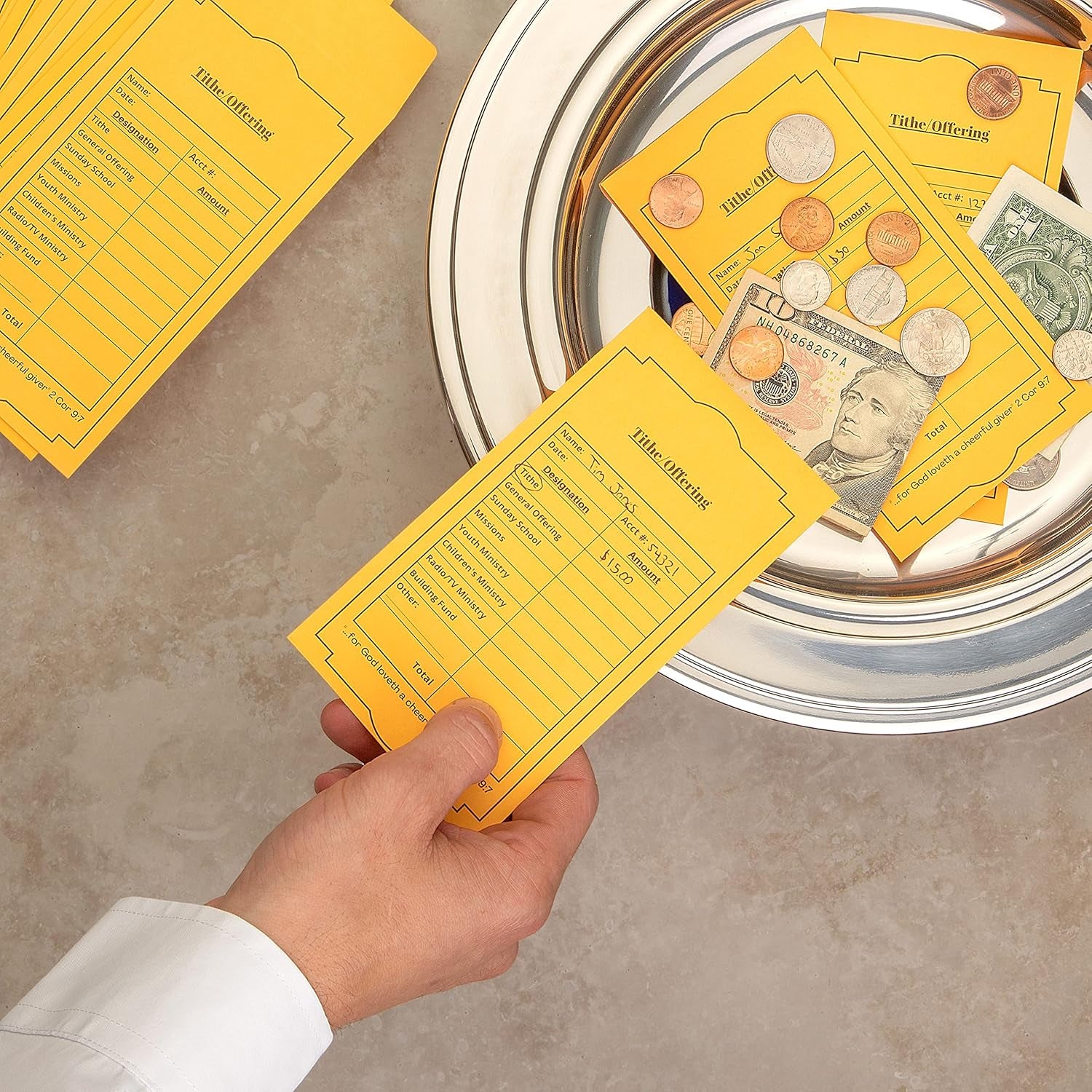 500 CT Tithe and Offering Envelopes for Church | Church Offering Envelopes | Tithe Envelopes for Church | Tithing Envelopes | Church Envelopes for Offering