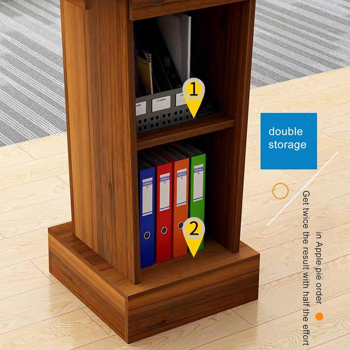 Lectern Podium Stand, Lectern Podium Stand,Wooden Lectern Podium Stand, Floor Standing Podiums,Church Pulpit Reception Desk for Classroom Churches Auditorium Meeting Room,Speaking Lectern