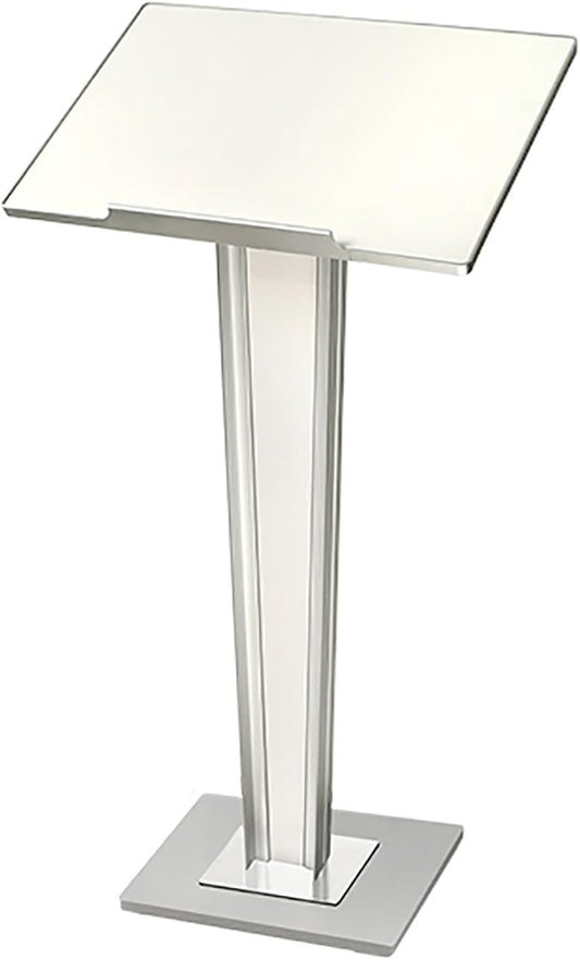 Lectern Podium Stand, Portable Church Pulpit Stand - Table Top Podium for Teachers & Speakers, Ideal for Restaurants, Weddings, Office & Classrooms - Compact Lectern & Presentation Desk, Reliable & V