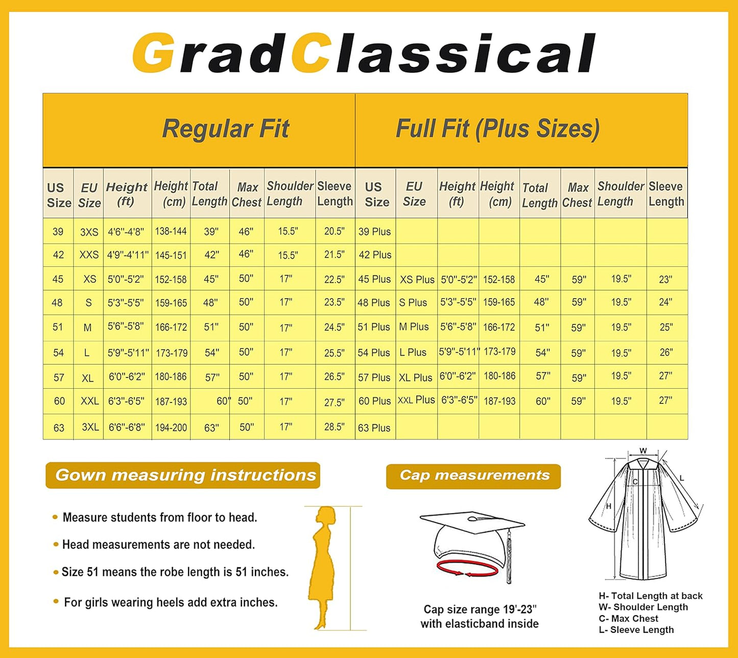 Unisex Matte Graduation Gown Only for High School and Bachelor, Choir Robes for Church, Judge Costumes