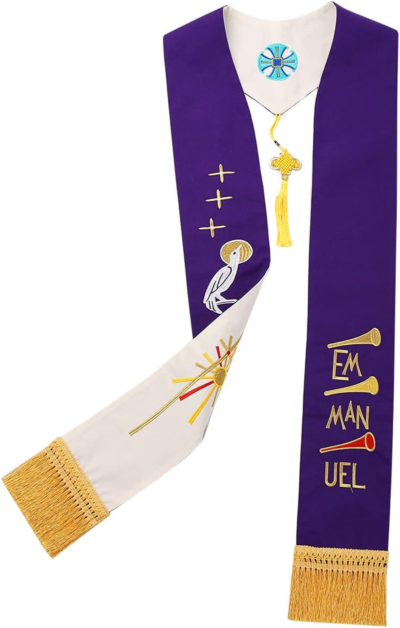 Church Clergy Pastor Reversible Stole