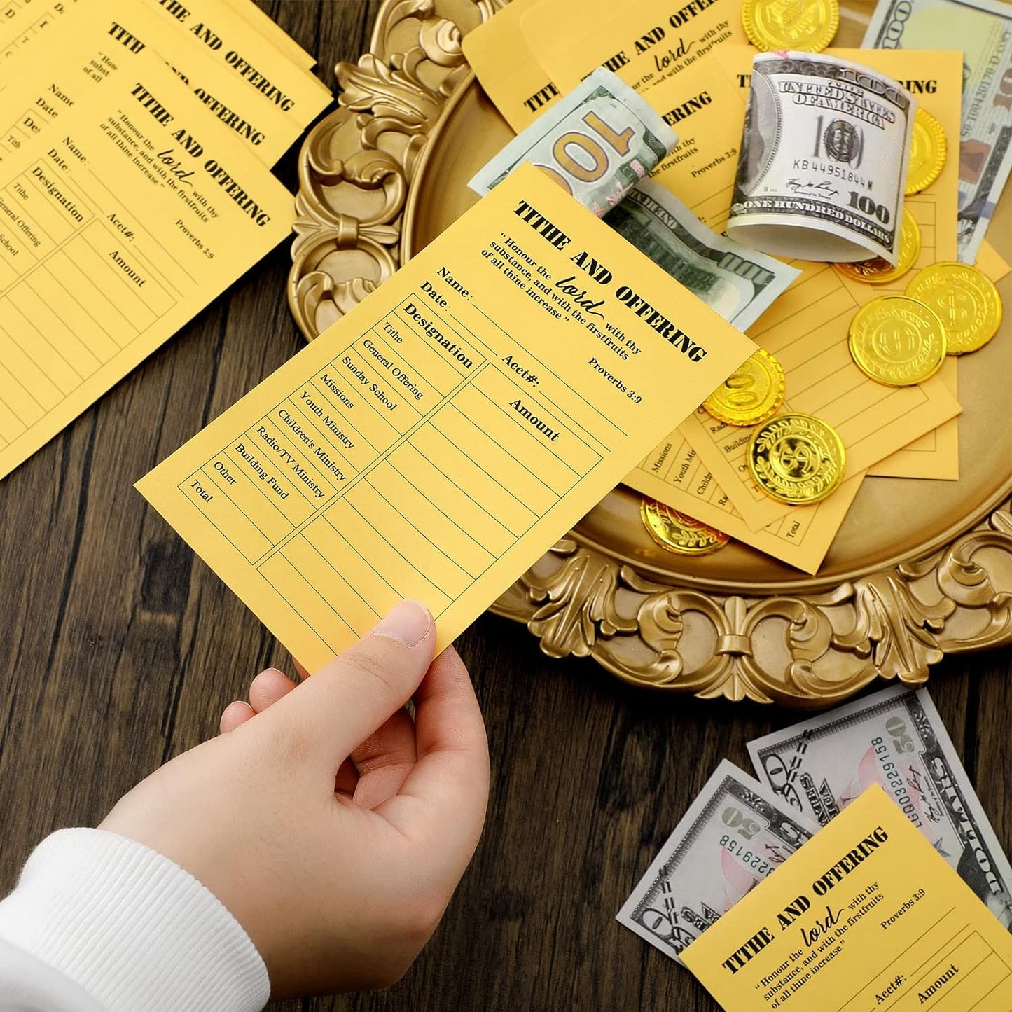 500 Pcs Tithes and Offering Envelopes for Church 6.3 X 3.5 Inches Church Supplies Tithe Envelopes for Church Saving Money Donation Supplies