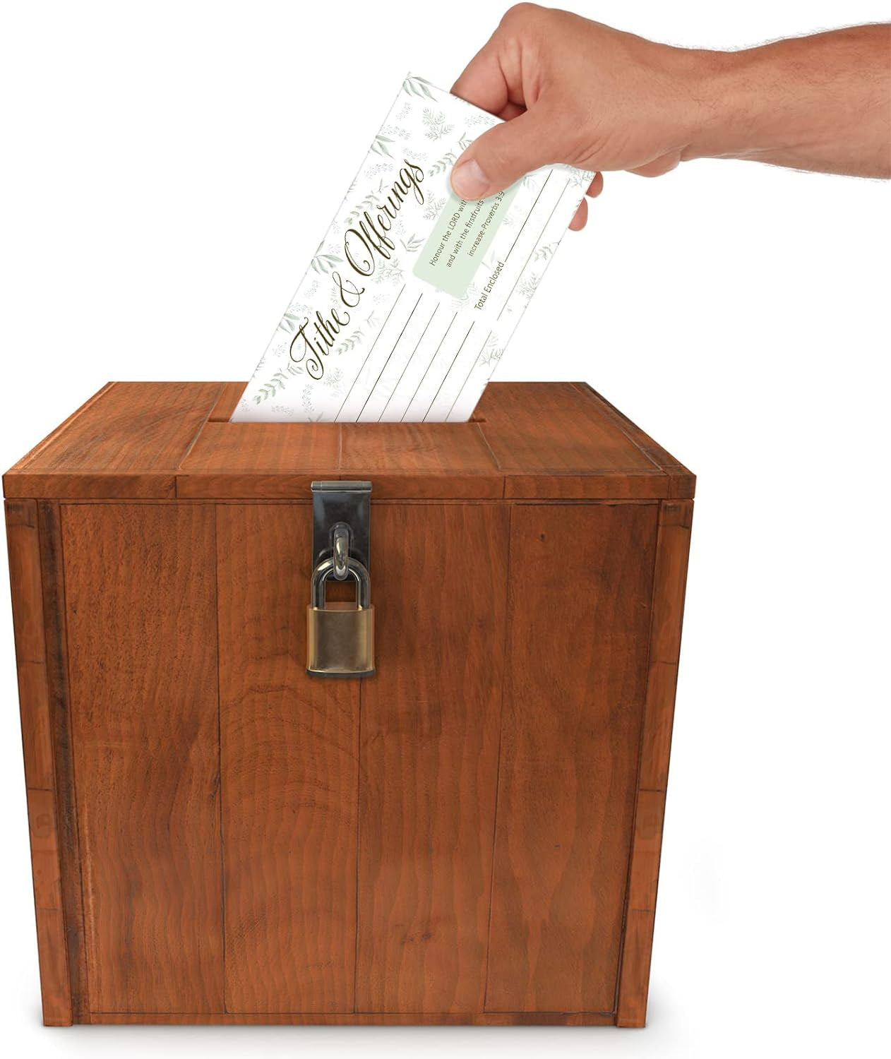 200 Pieces Church Offering Envelopes My Offering Bill Size Envelope Church Offering Tithe Envelopes for Donations, Religious Occasions (Leaves Style)